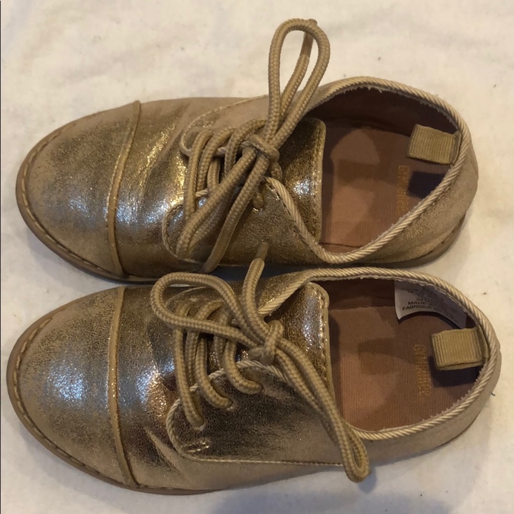 Gymboree gold shoes